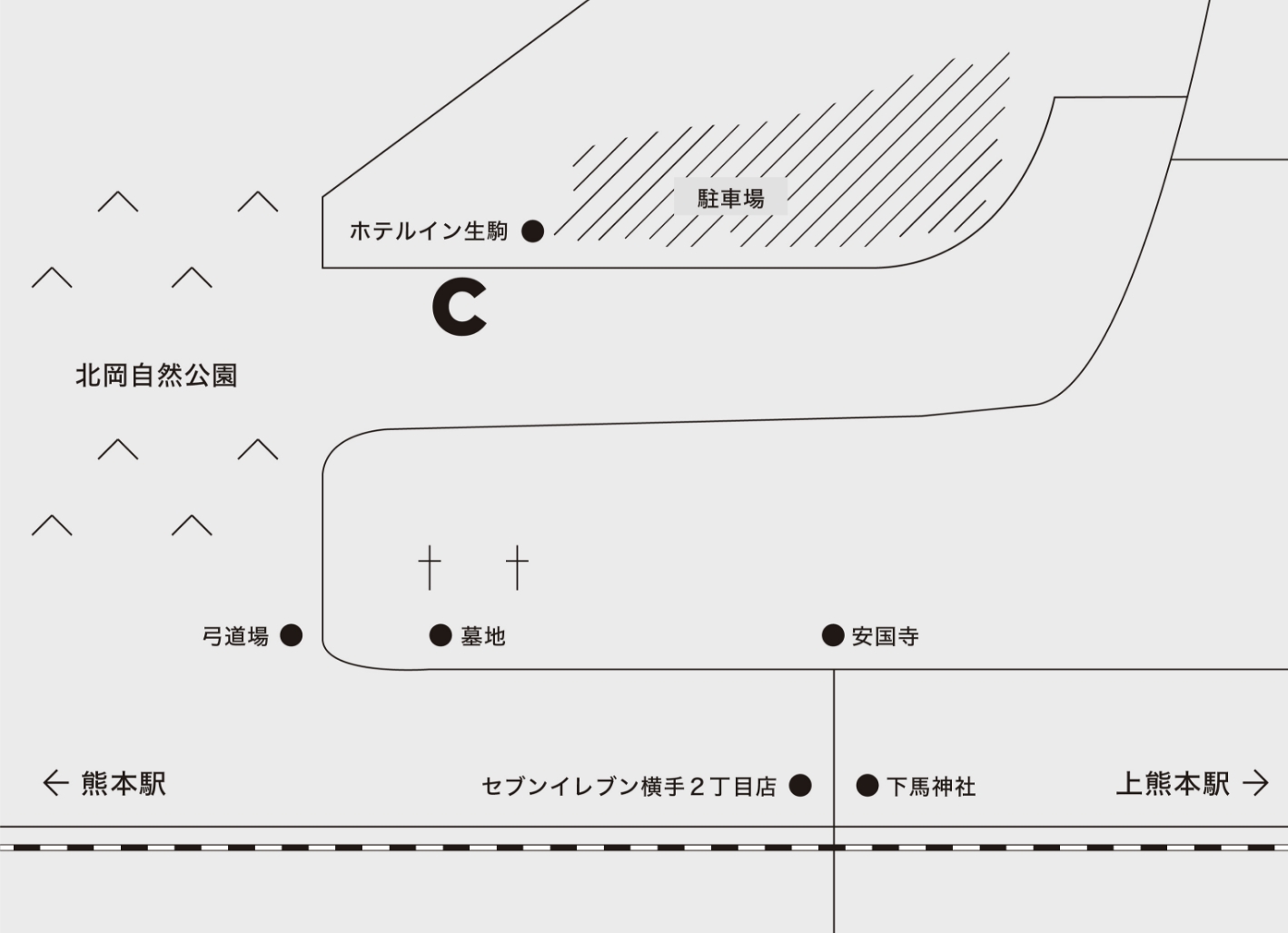 シースタジオ周辺マップ