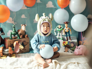 大好きなものに囲まれて。C STUDIOの“うちの子らしい”家族写真